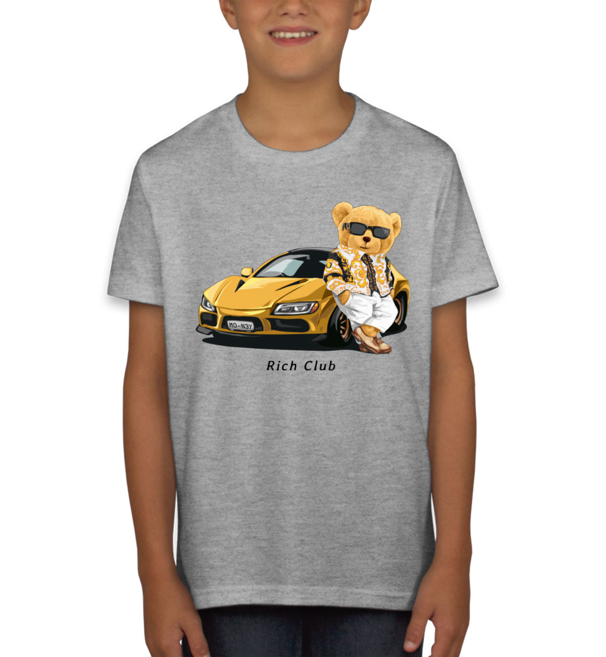 Teddy Bear Rich Club Youth T-shirt