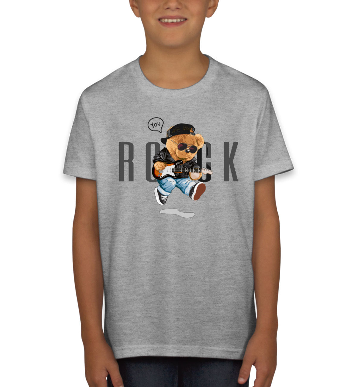 Teddy Bear Rock Youth T-shirt
