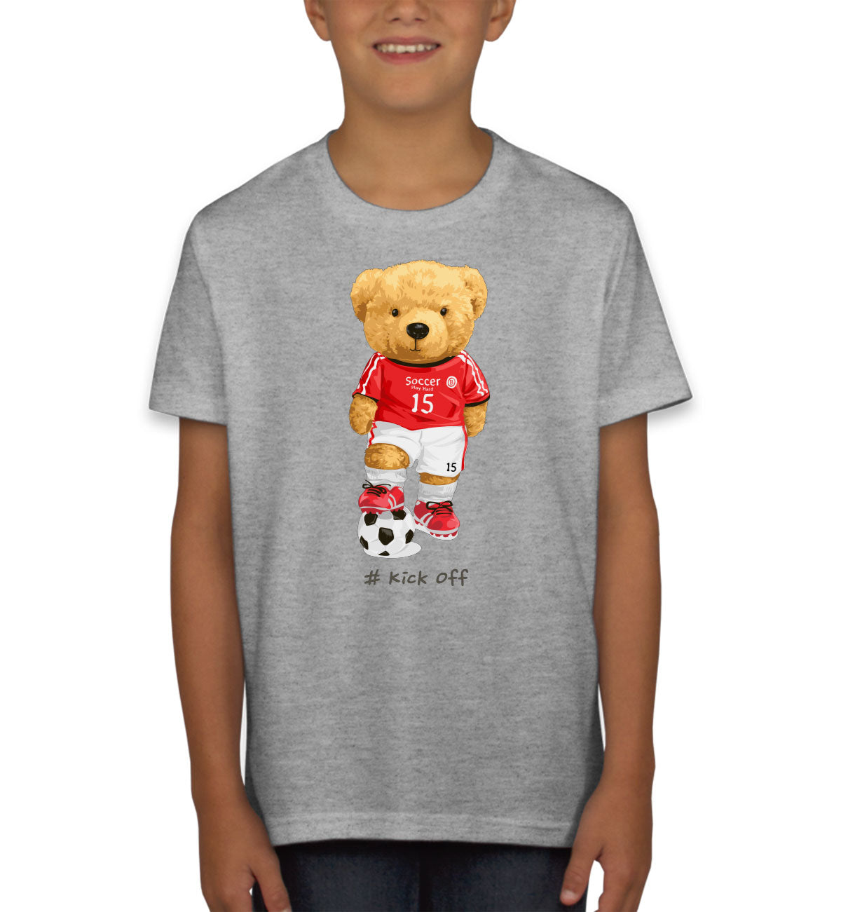 Teddy Bear Soccer Youth T-shirt