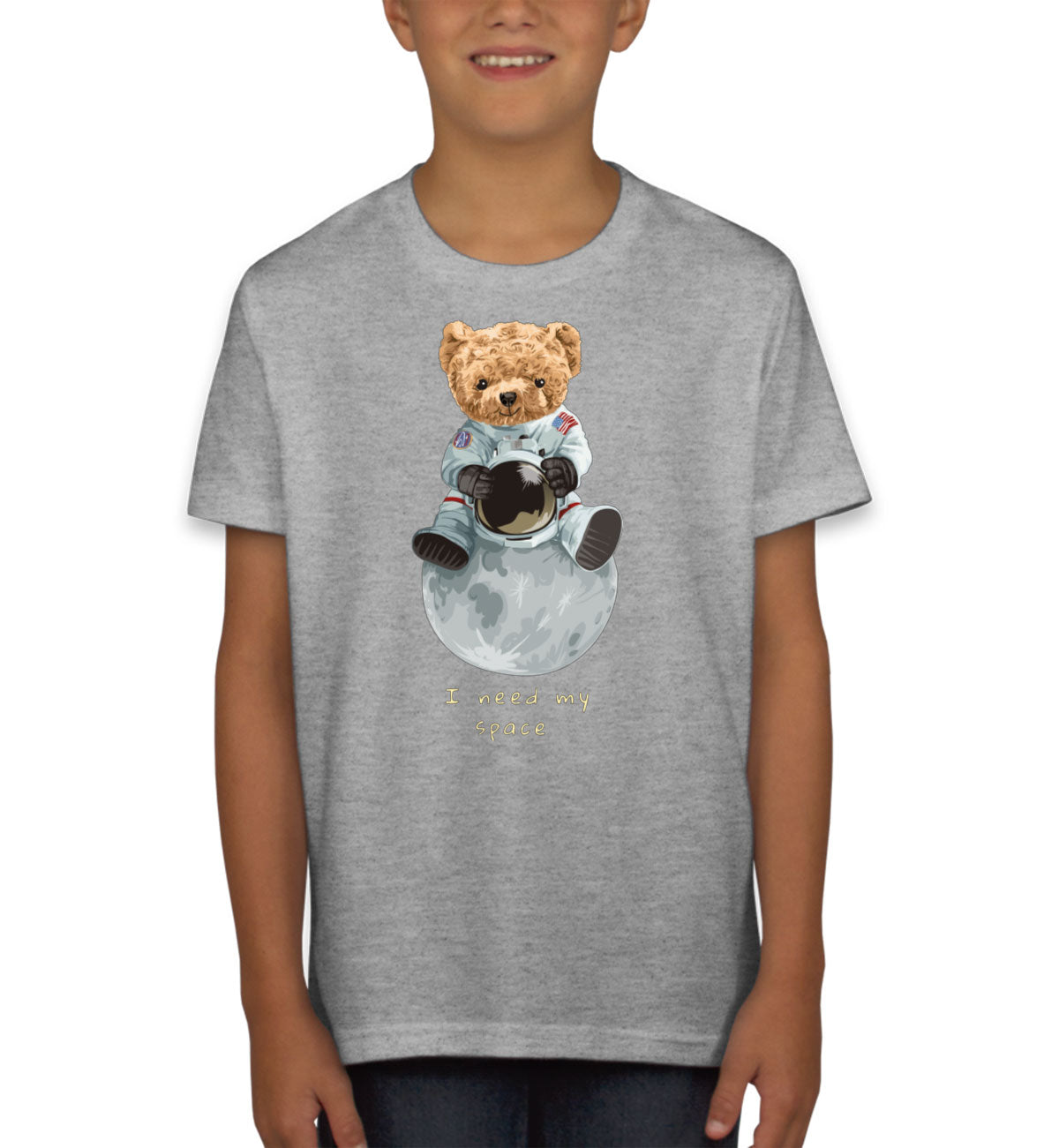 Teddy Bear Astronaut Youth T-shirt