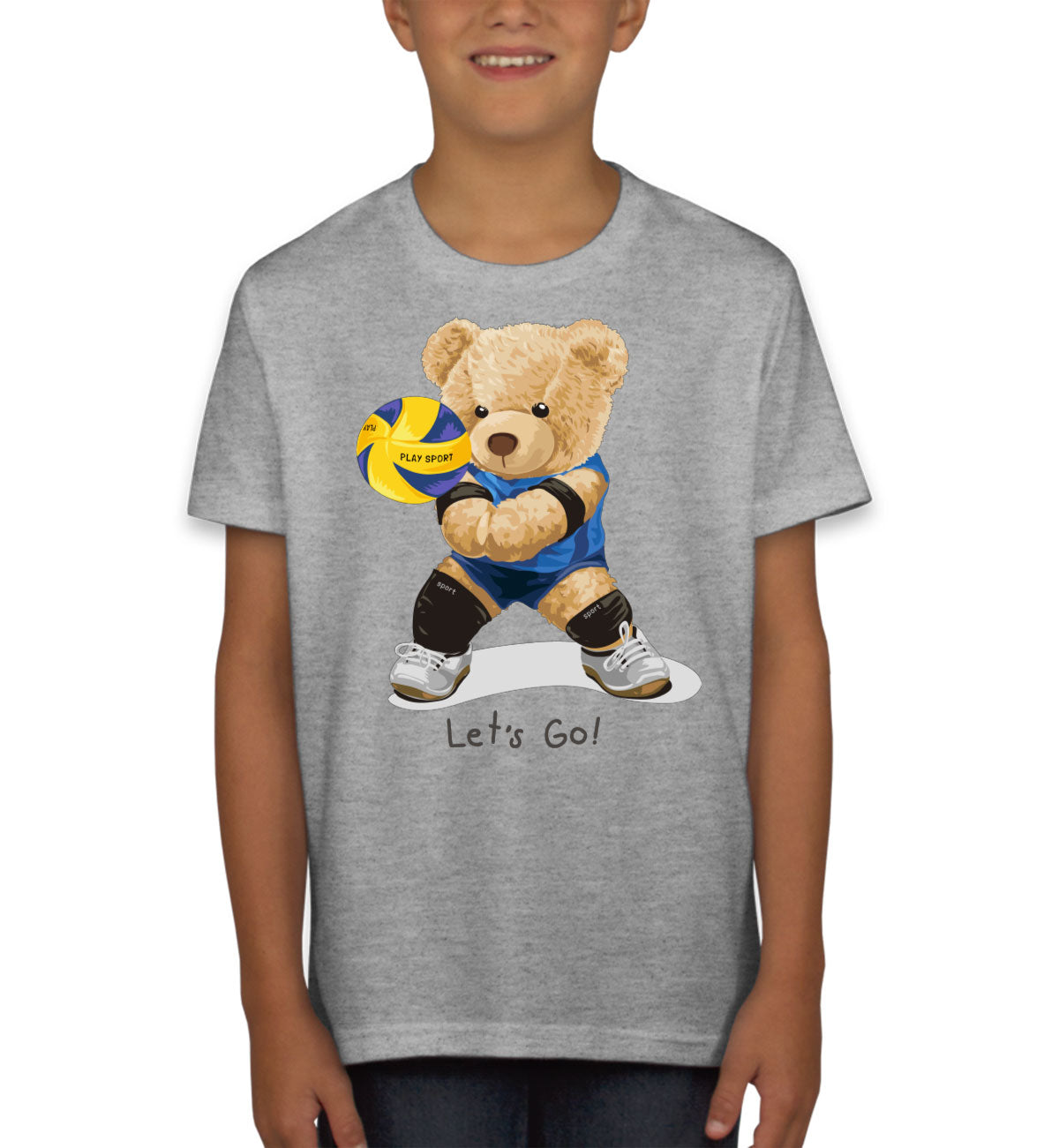 Teddy Bear Volleyball Youth T-shirt