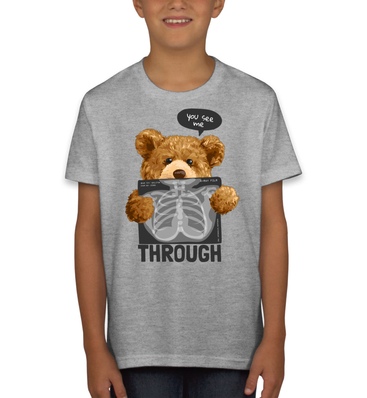 Teddy Bear XRay Youth T-shirt