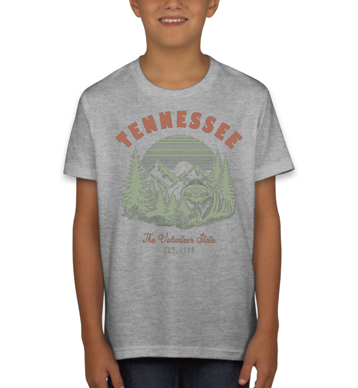 Tennessee State Vintage Youth T-shirt
