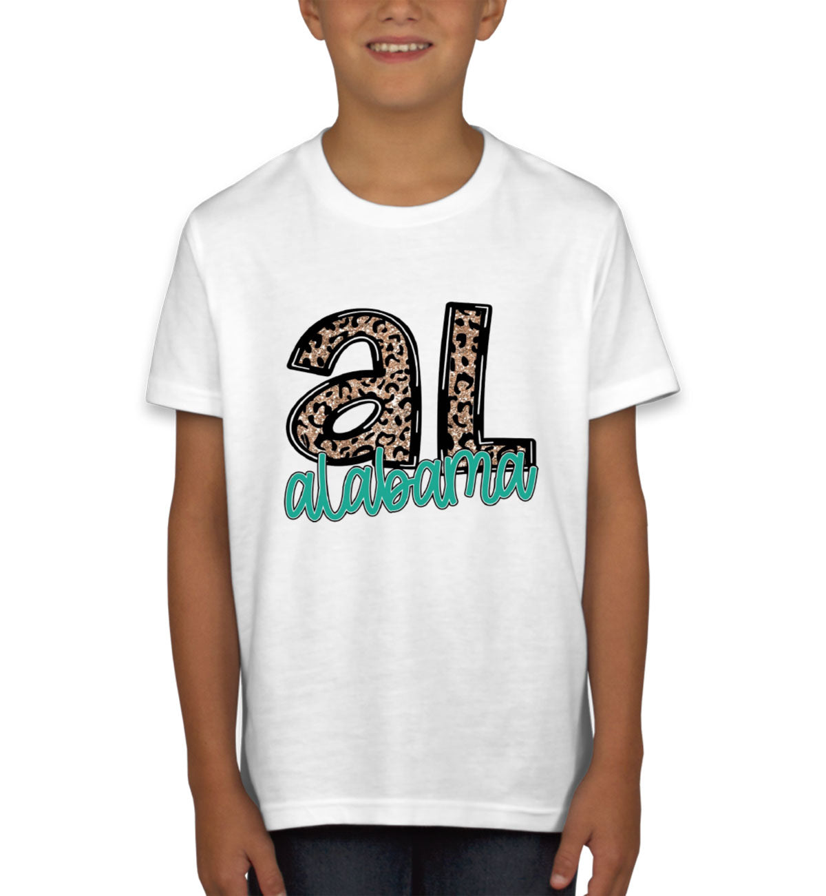 Alabama State Abbreviation Youth T-shirt