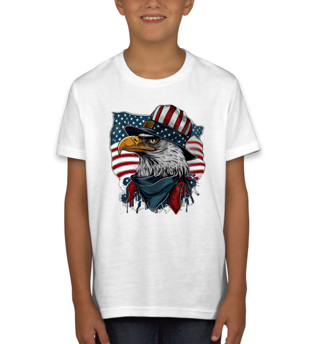 American Eagle Flag Patriotic Youth T-shirt