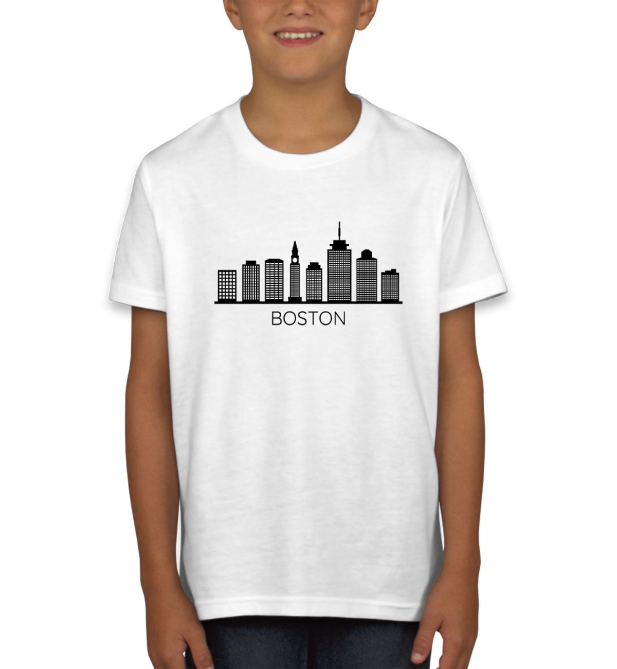 Boston Skyline Youth T-shirt