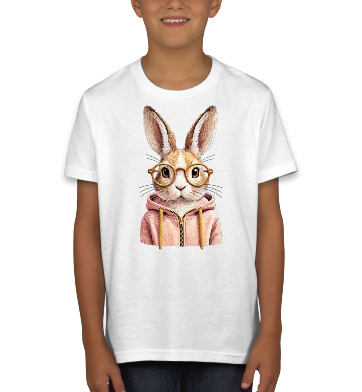 Cute Bunny Youth T-shirt