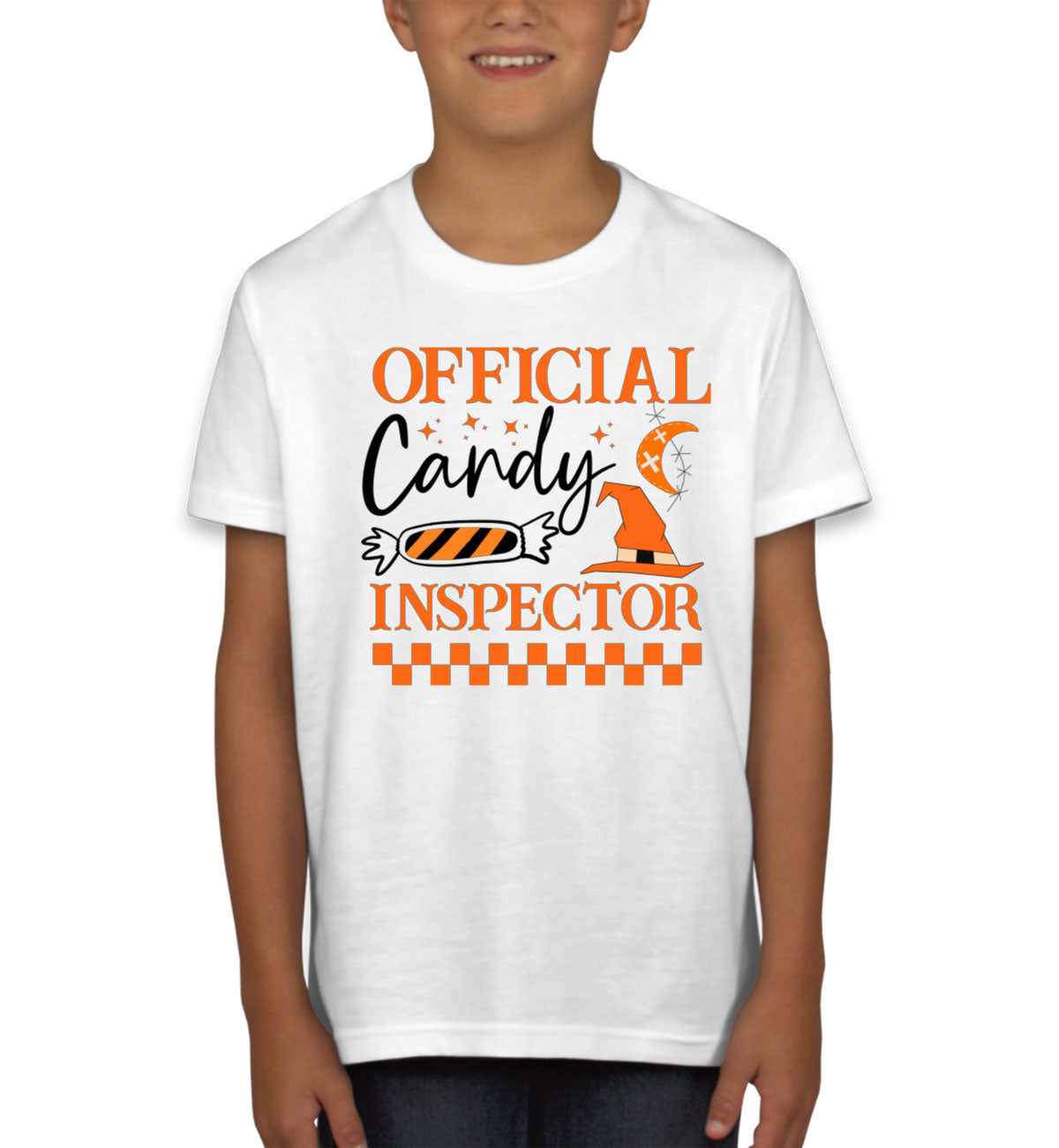 Official Candy Inspector Halloween Youth T-shirt