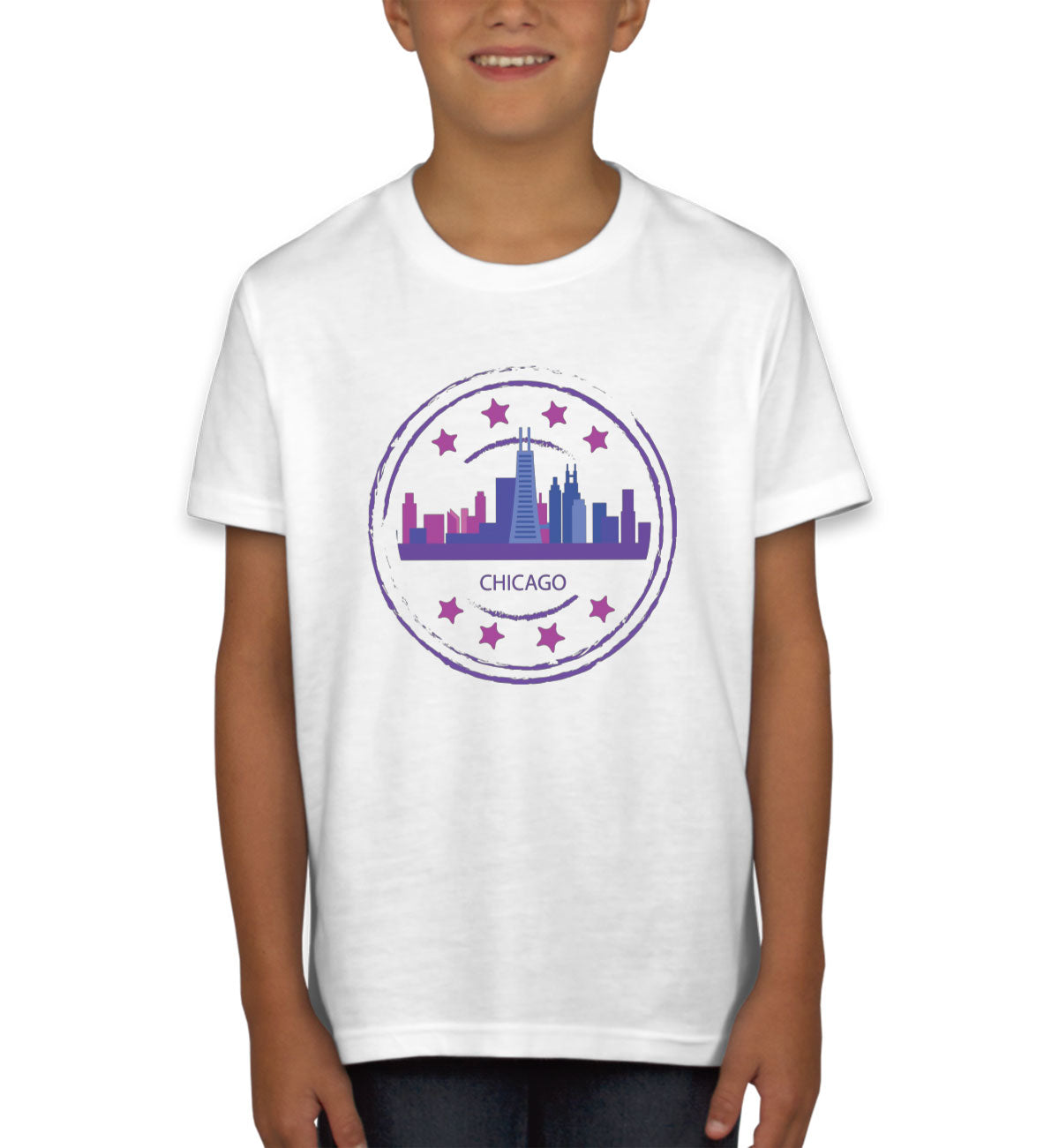 Chicago Stamp Youth T-shirt