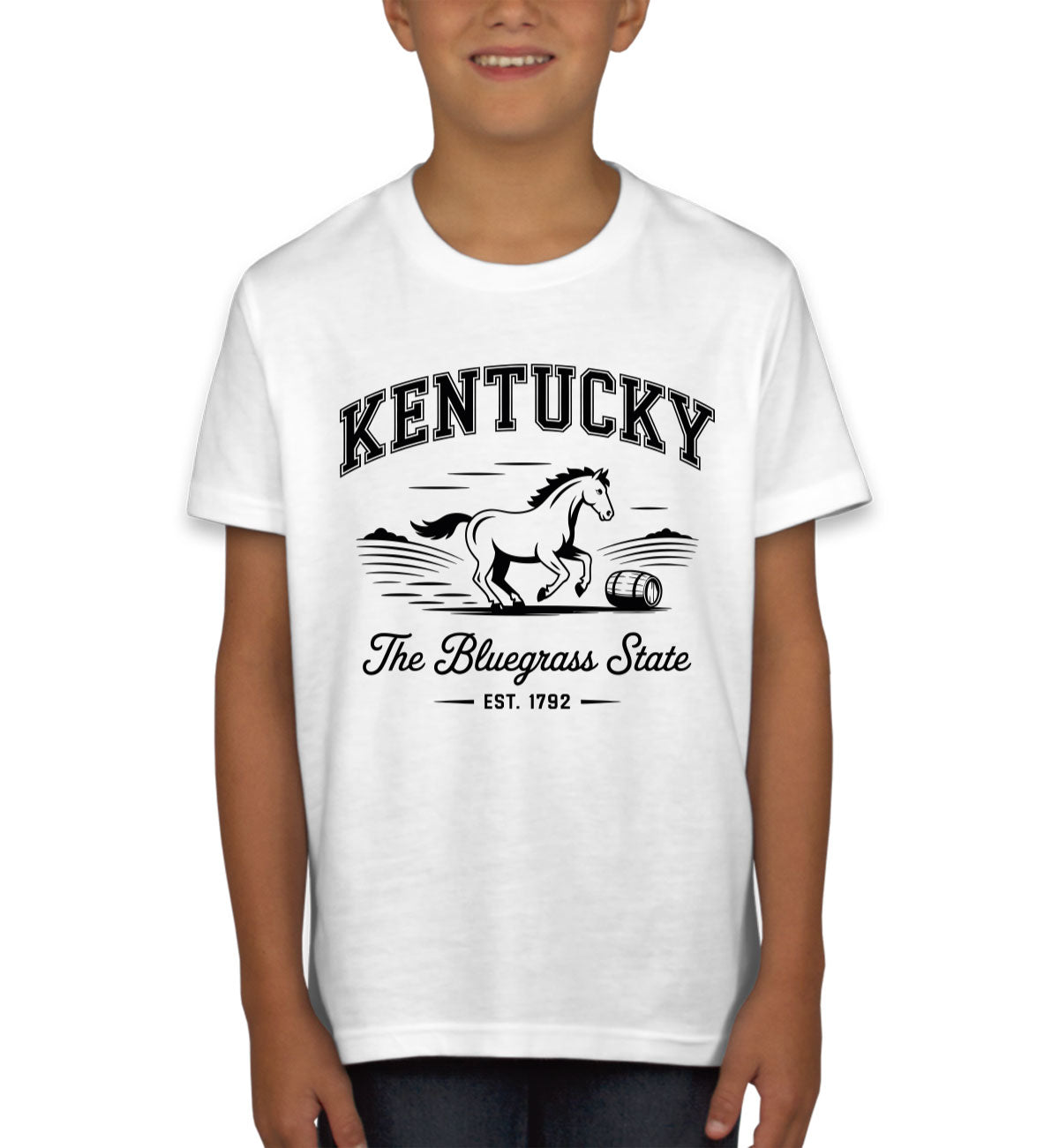 Kentucky Cityscape Illustration The Bluegrass State Youth T-shirt