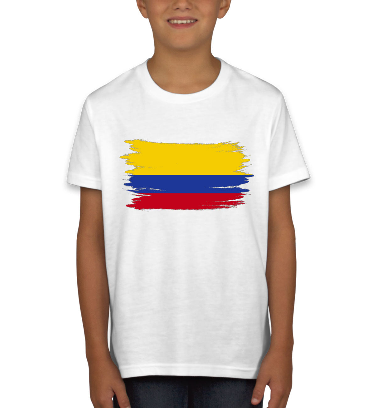 Colombia Flag Youth T-shirt