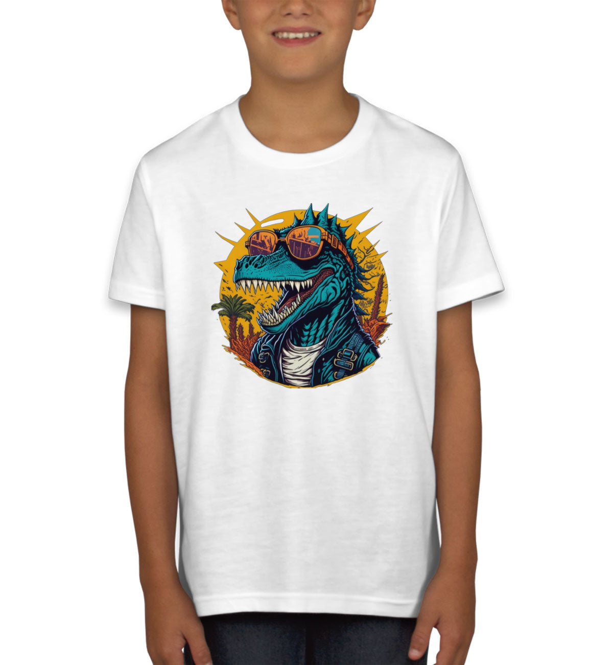 Cool Dinosaur Youth T-shirt