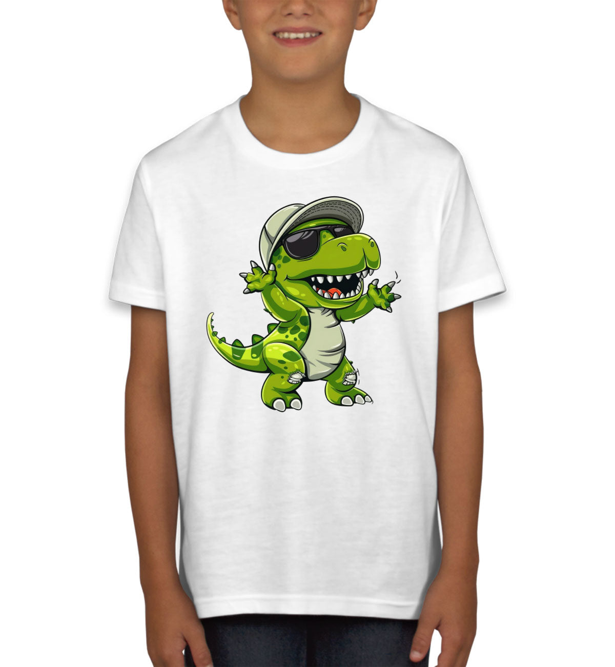 Dabbing Dinosaur Youth T-shirt