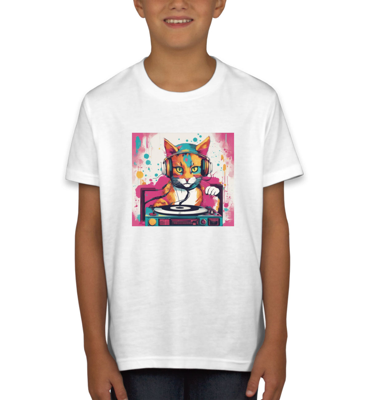 Dj Cat Youth T-shirt