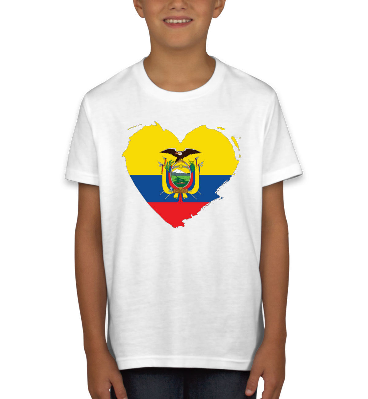 Ecuador Flag Youth T-shirt