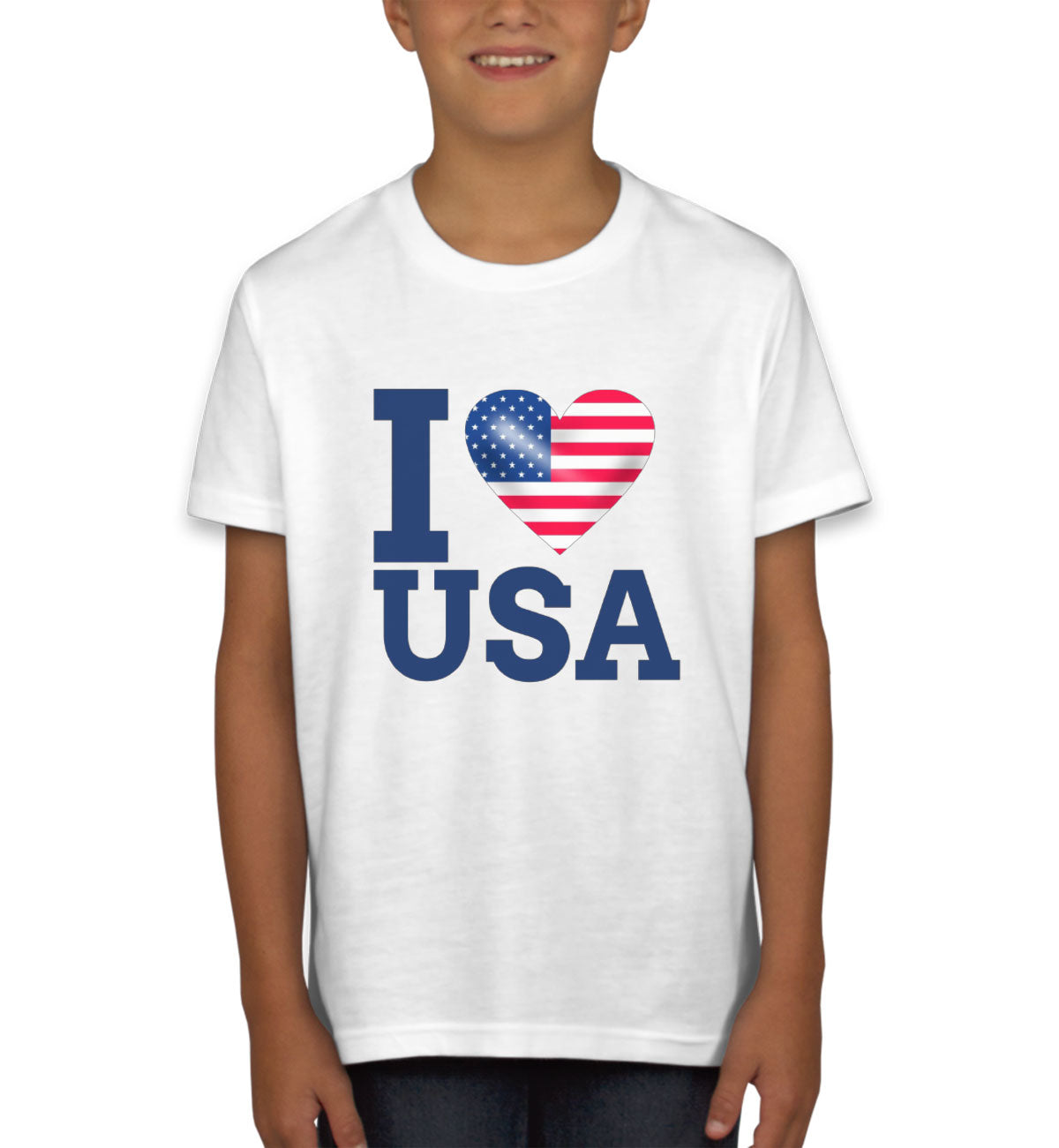I Love USA Youth T-shirt