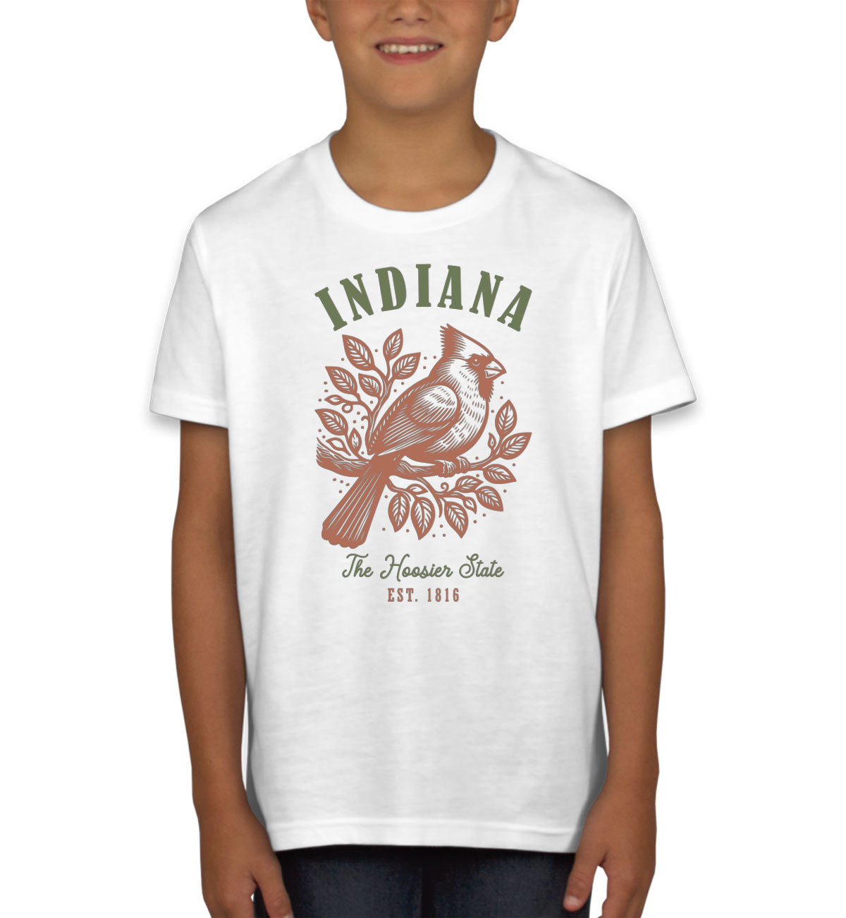 Indiana State Vintage Youth T-shirt