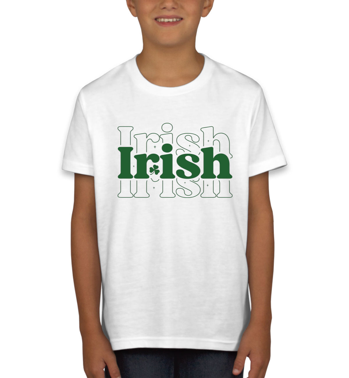 Irish Typography St. Patrick's Day Youth T-shirt