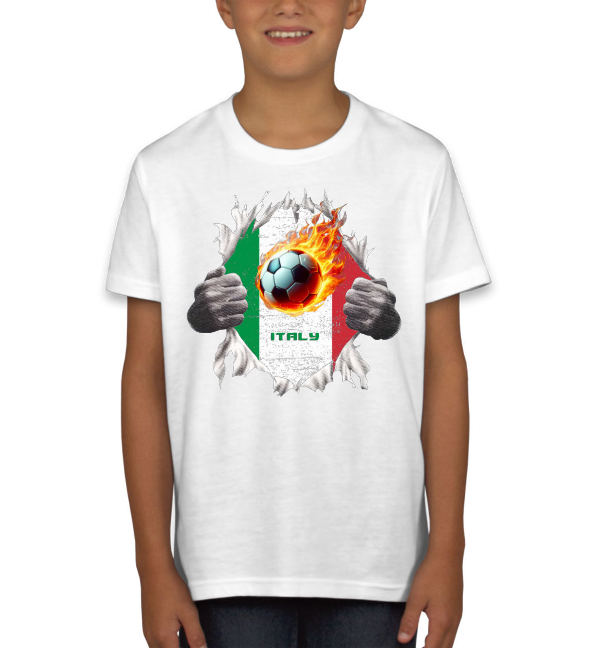 Italy Euro Cup Soccer Football Youth T-shirt