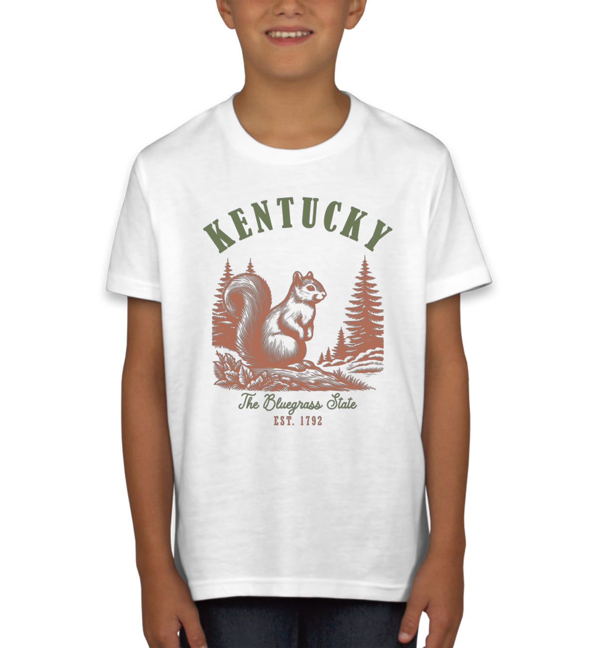 Kentucky State Vintage Youth T-shirt