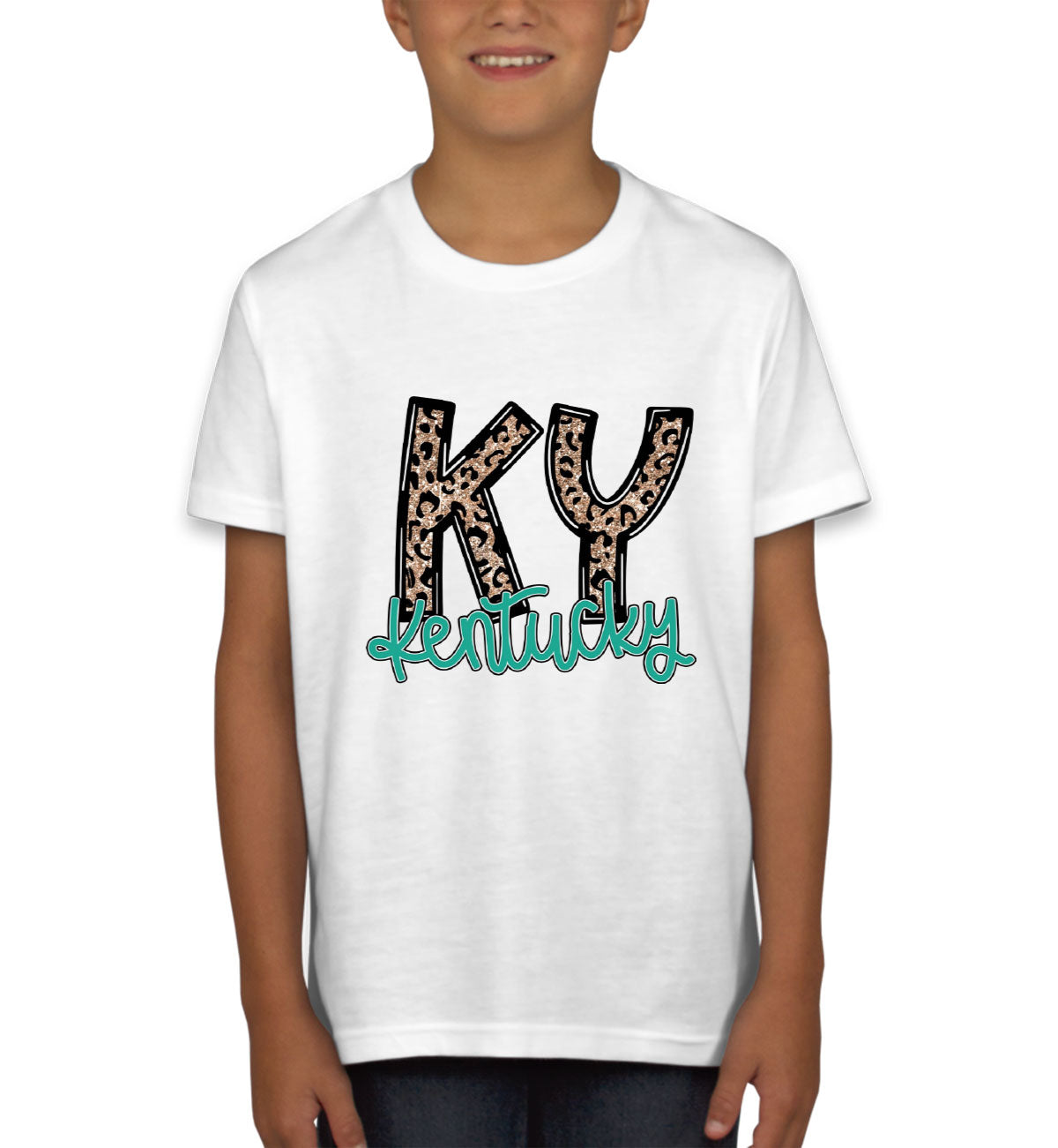 Kentucky State Abbreviation Youth T-shirt
