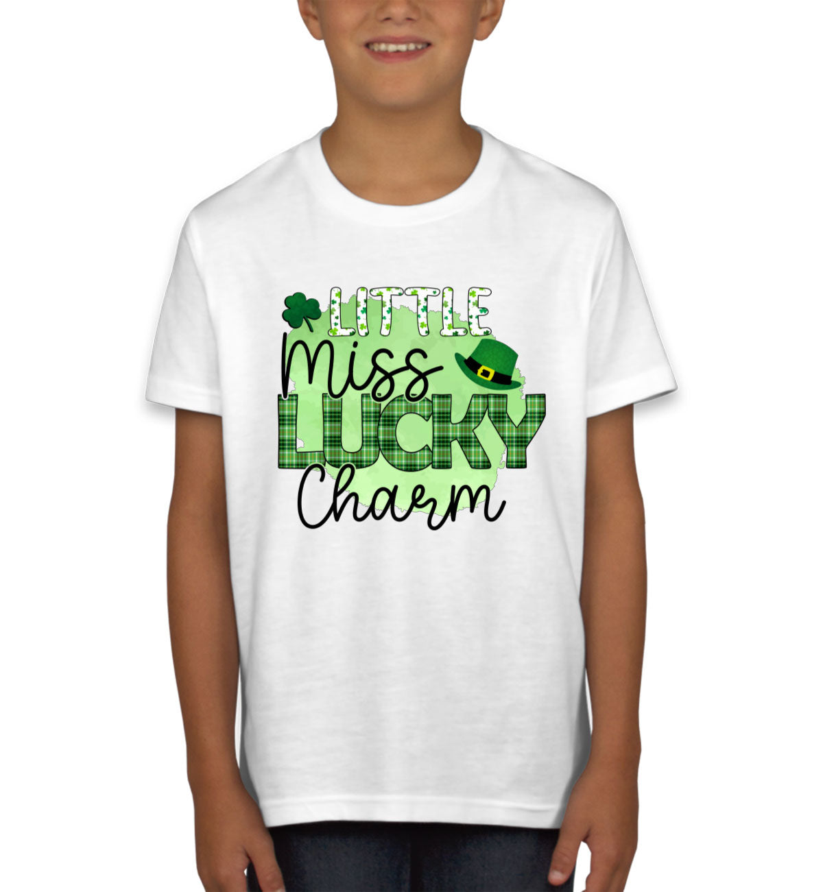 Little Miss Lucky Charm St. Patrick's Day Youth T-shirt