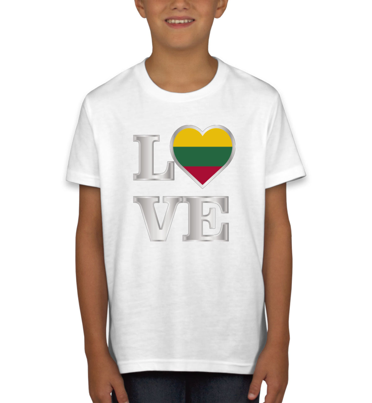 Lithuania Love Youth T-shirt