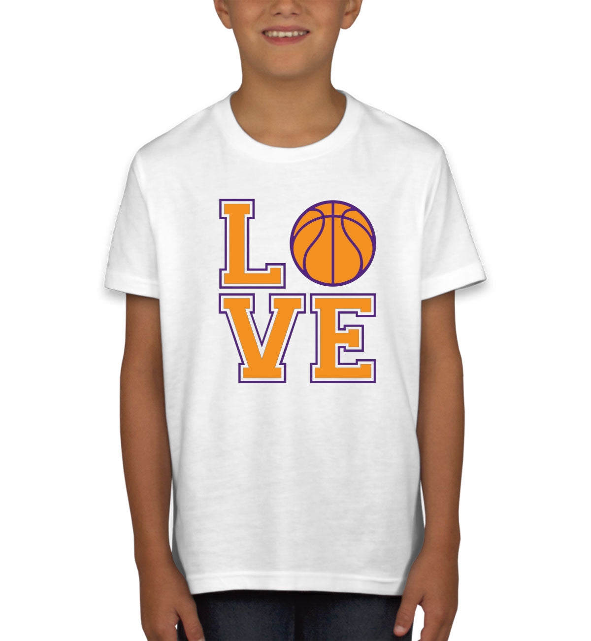 Love Basketball Youth T-shirt