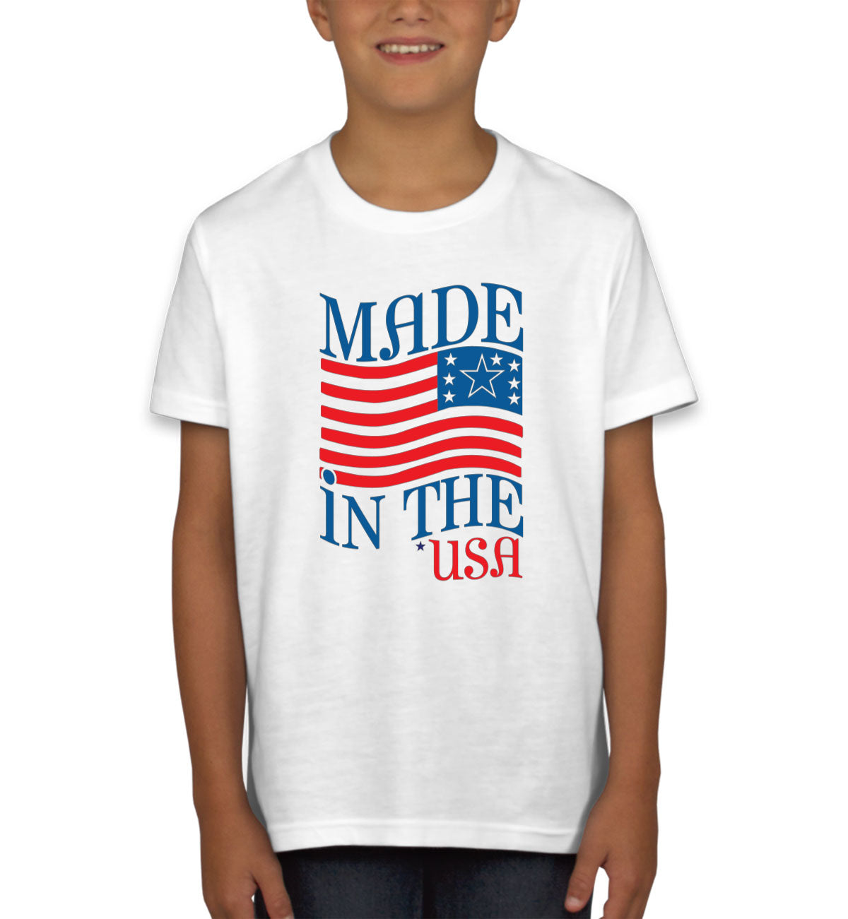 Made In The USA Patriotic Youth T-shirt