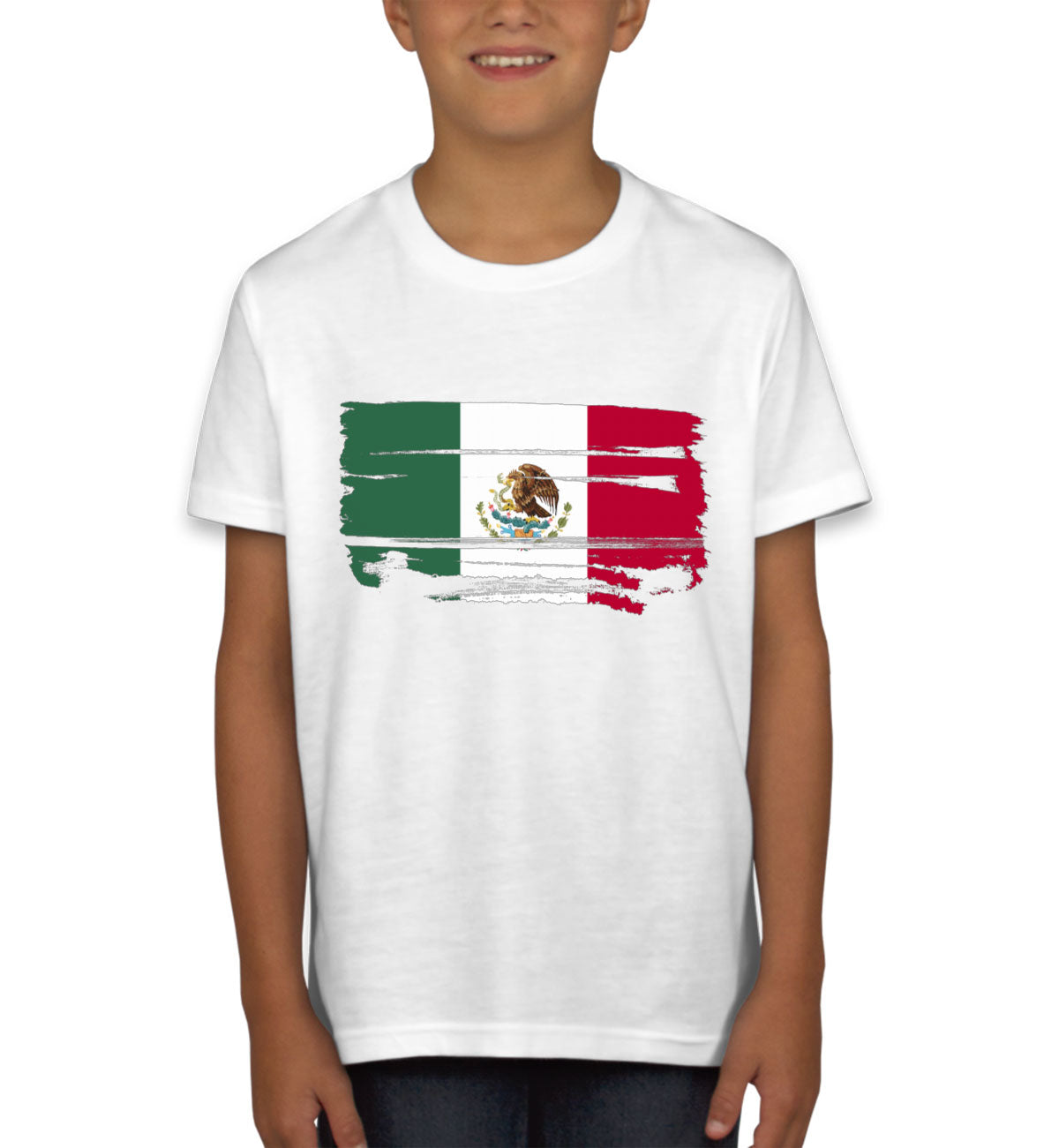 Mexico Flag Youth T-shirt