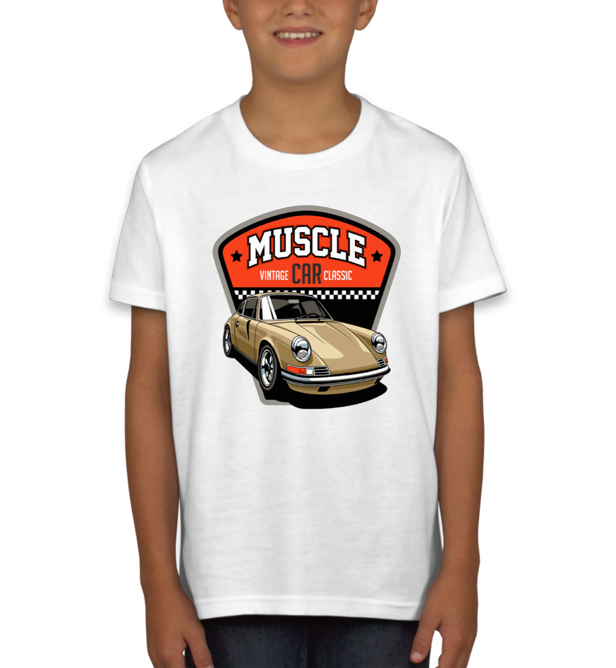 Muscle Car Youth T-shirt