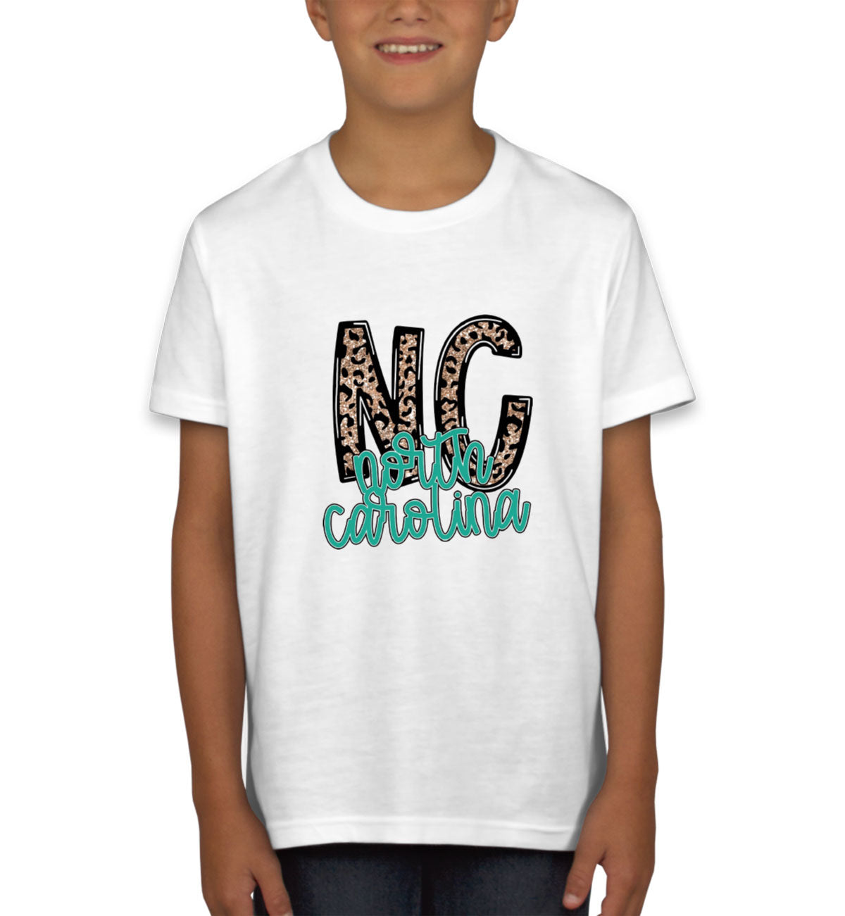 North Carolina State Abbreviation Youth T-shirt
