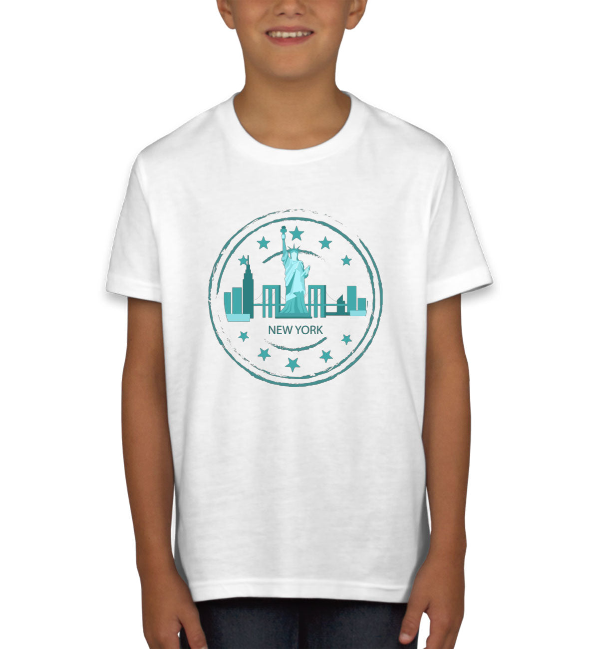 New York Stamp Youth T-shirt