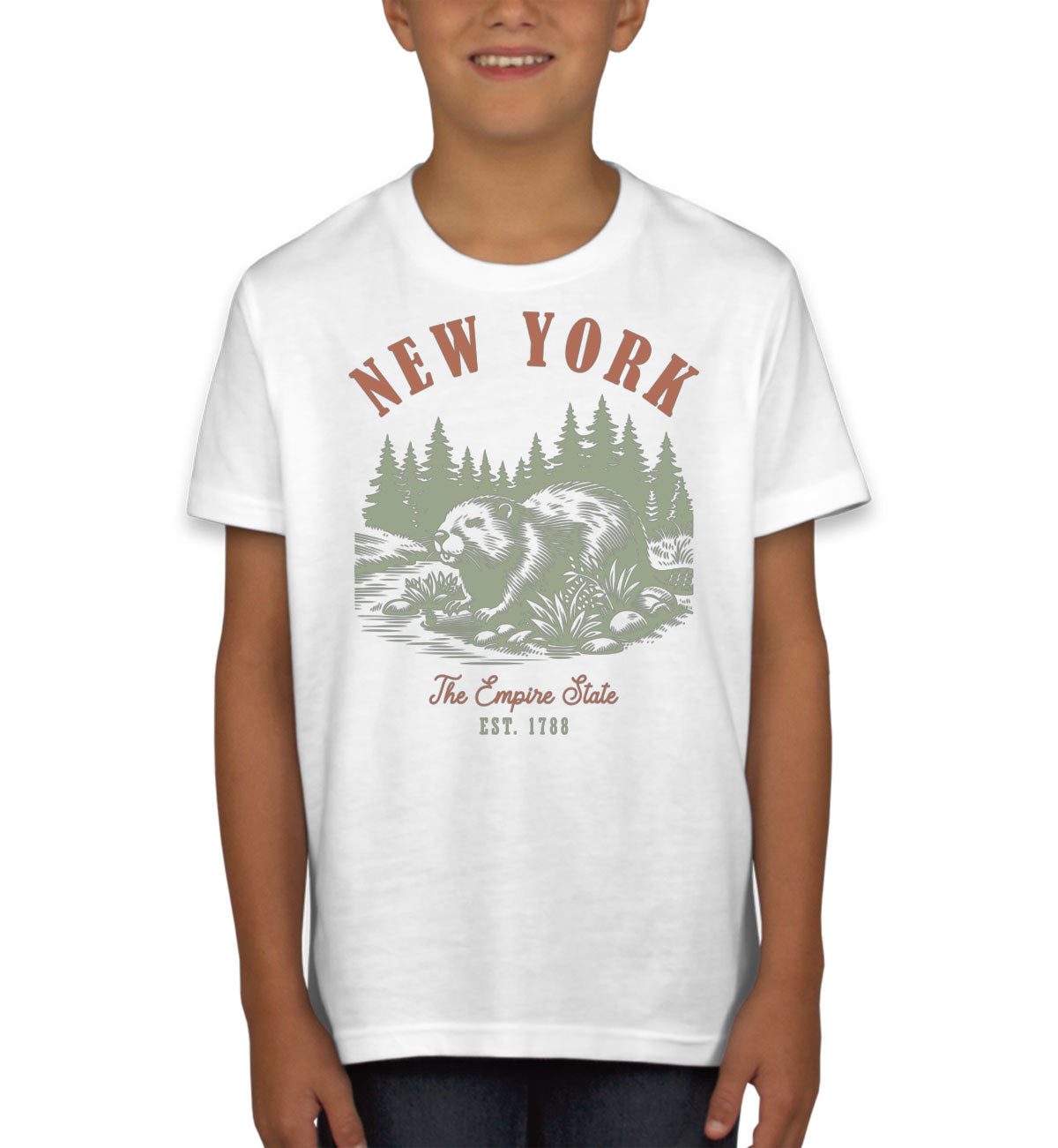 New York State Vintage Youth T-shirt