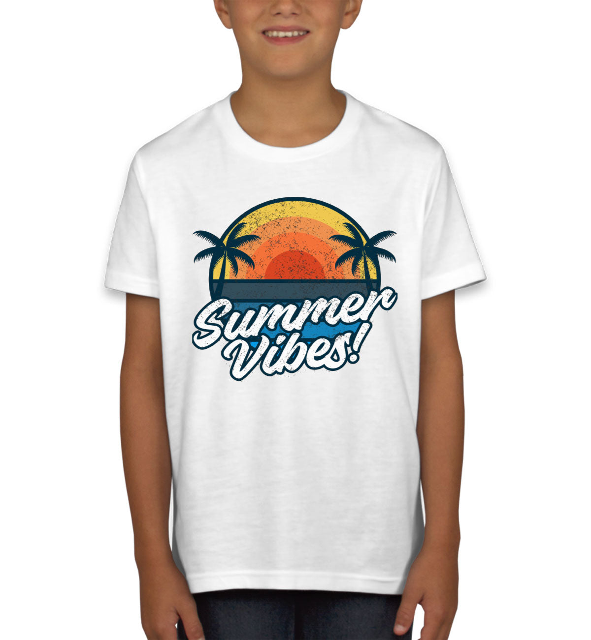 Retro Summer Vibes Youth T-shirt
