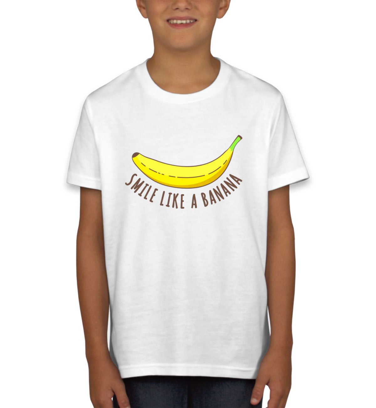 Smile Like A Banana Youth T-shirt