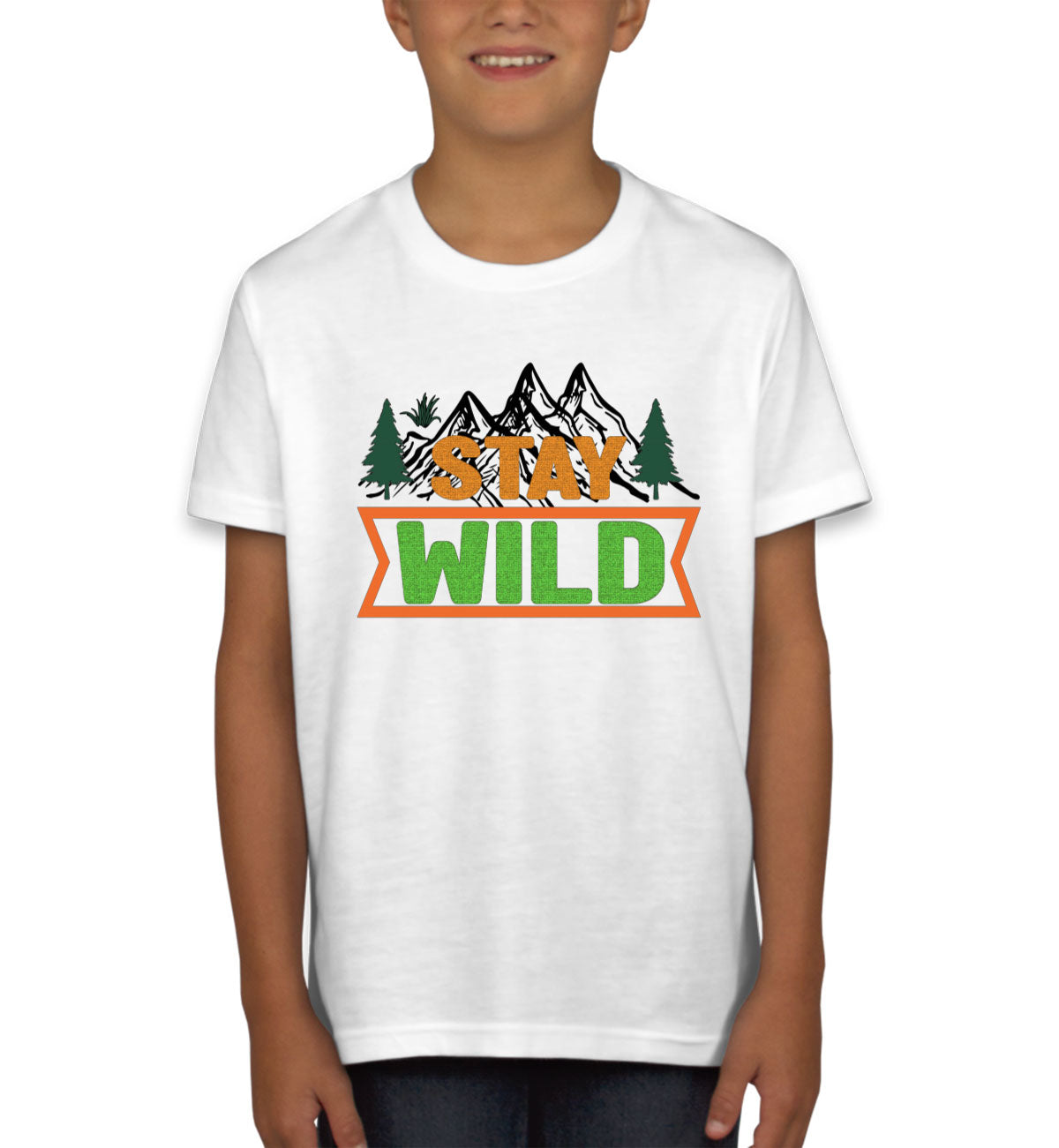 Stay Wild Camp Youth T-shirt