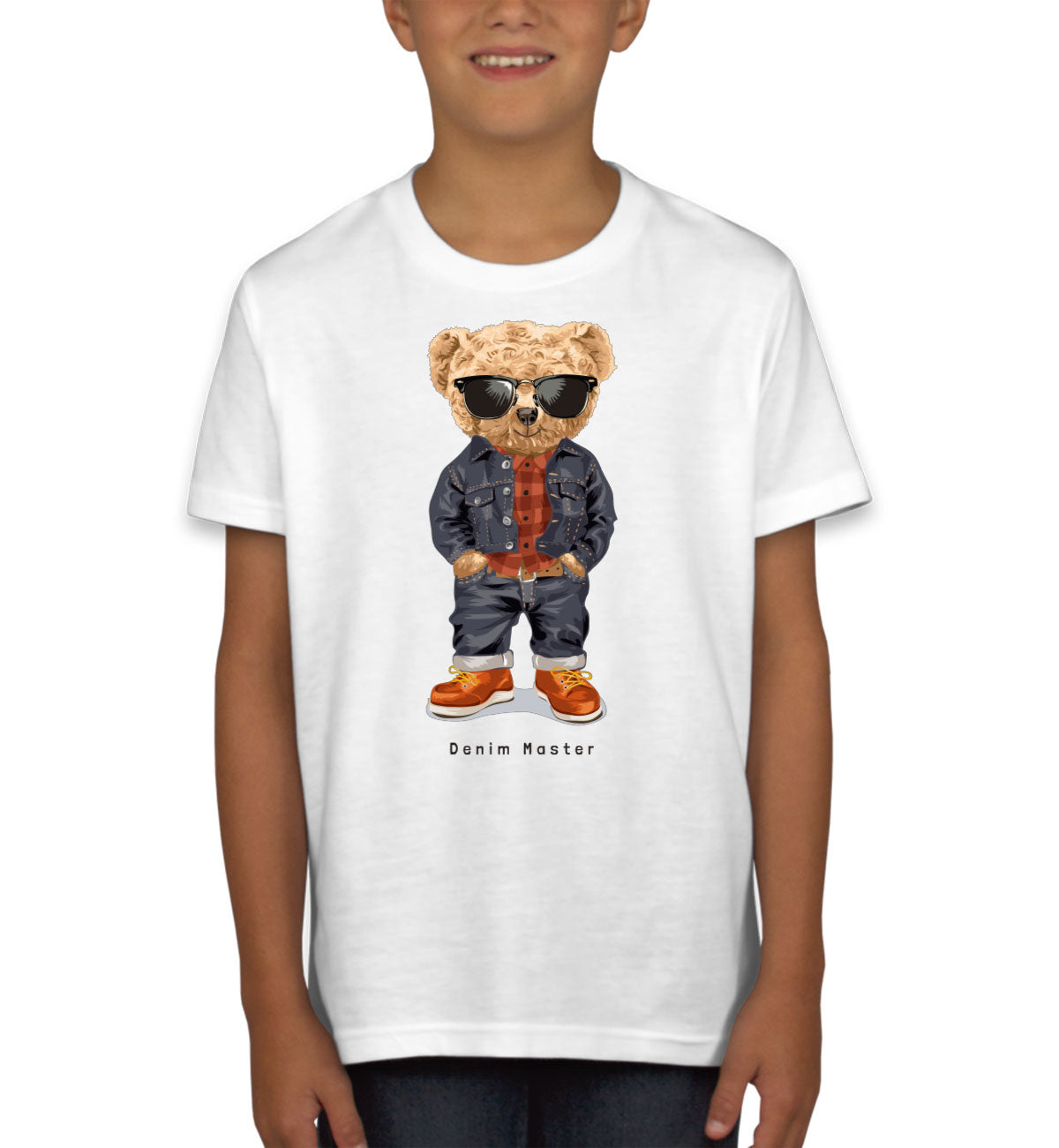 Teddy Bear Denim Master Youth T-shirt