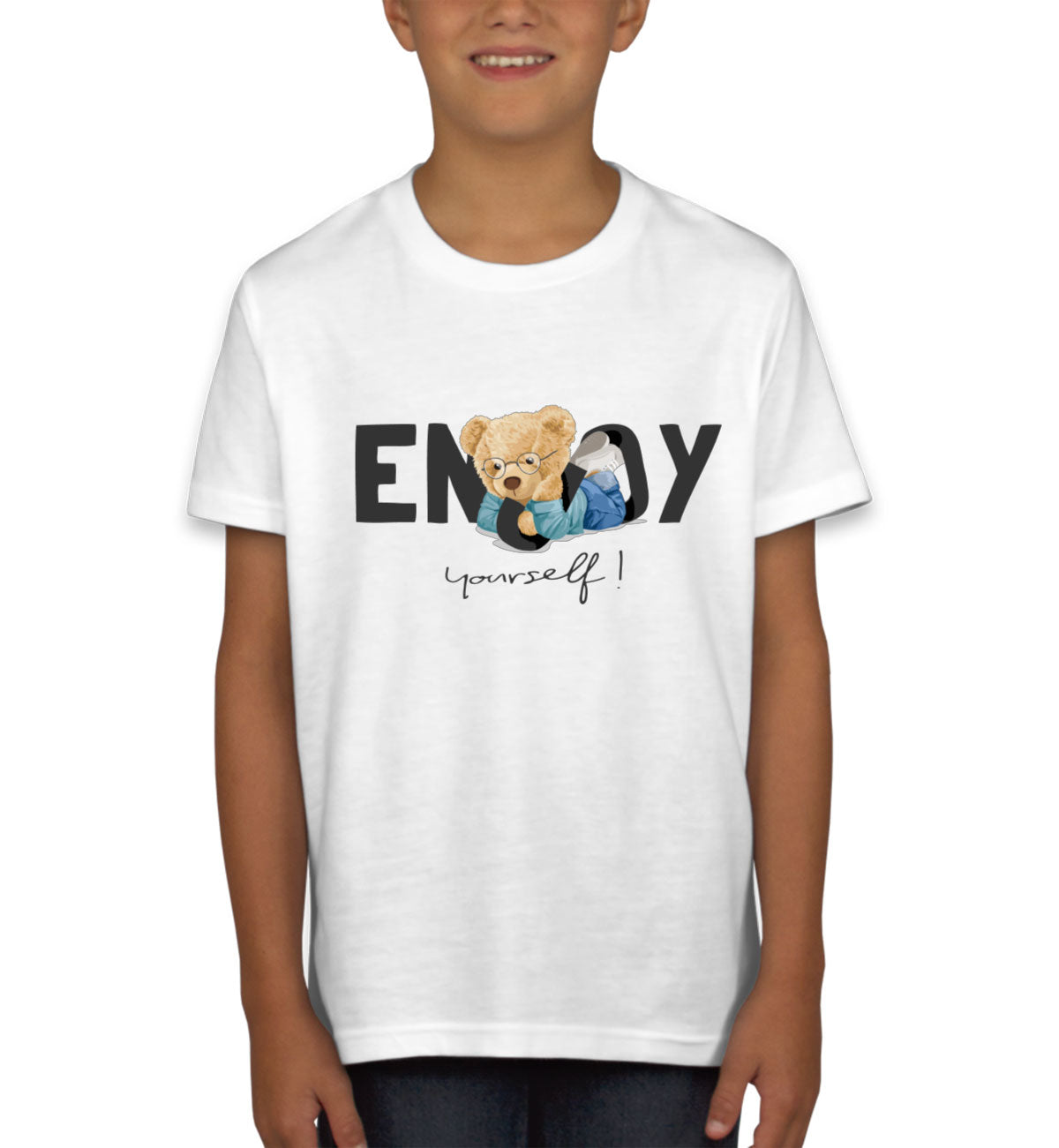 Teddy Bear Enjoy Yourself Youth T-shirt