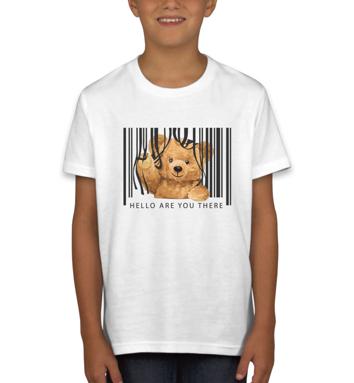 Teddy Bear Hello Youth T-shirt