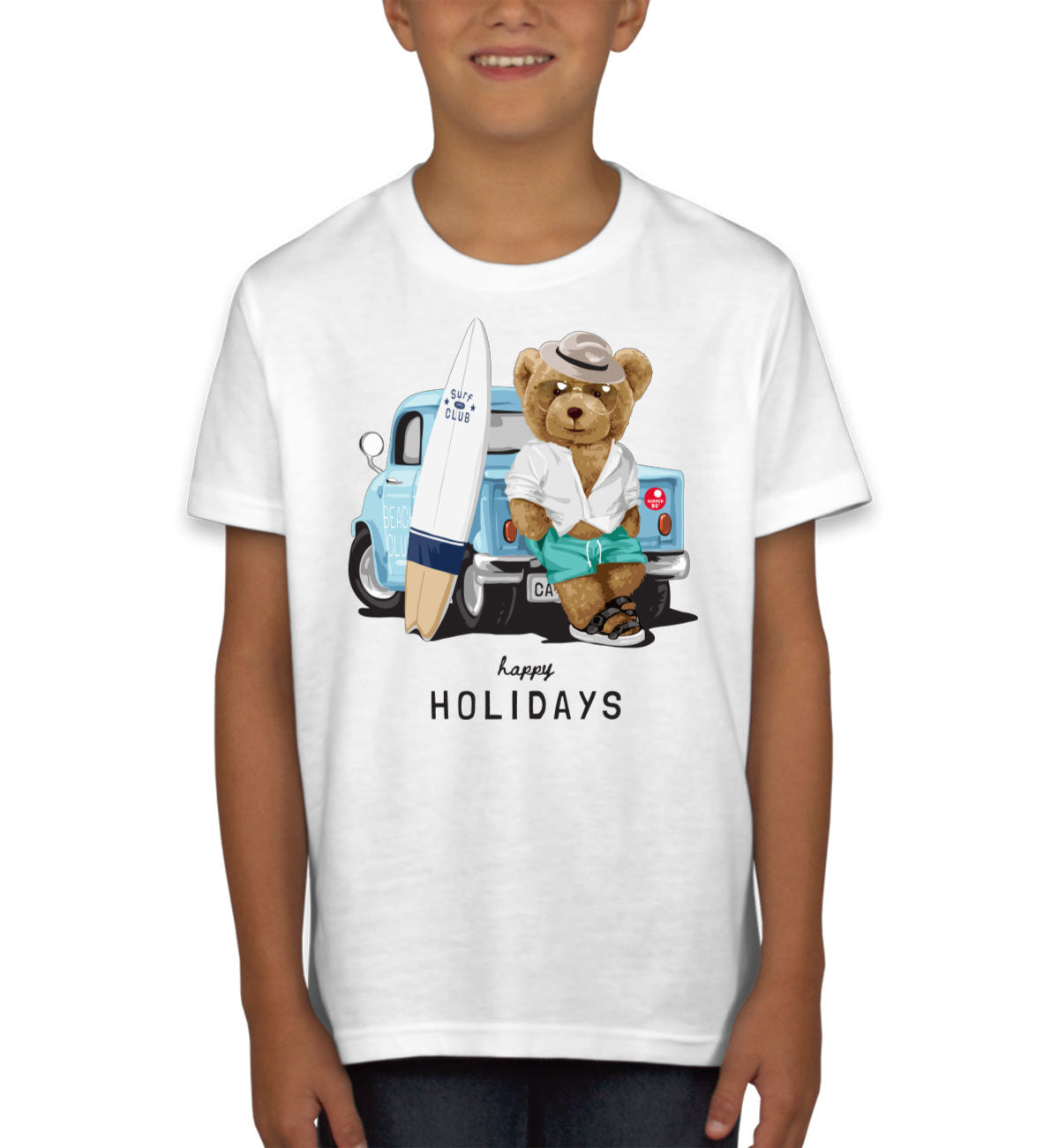 Teddy Bear Holiday Youth T-shirt