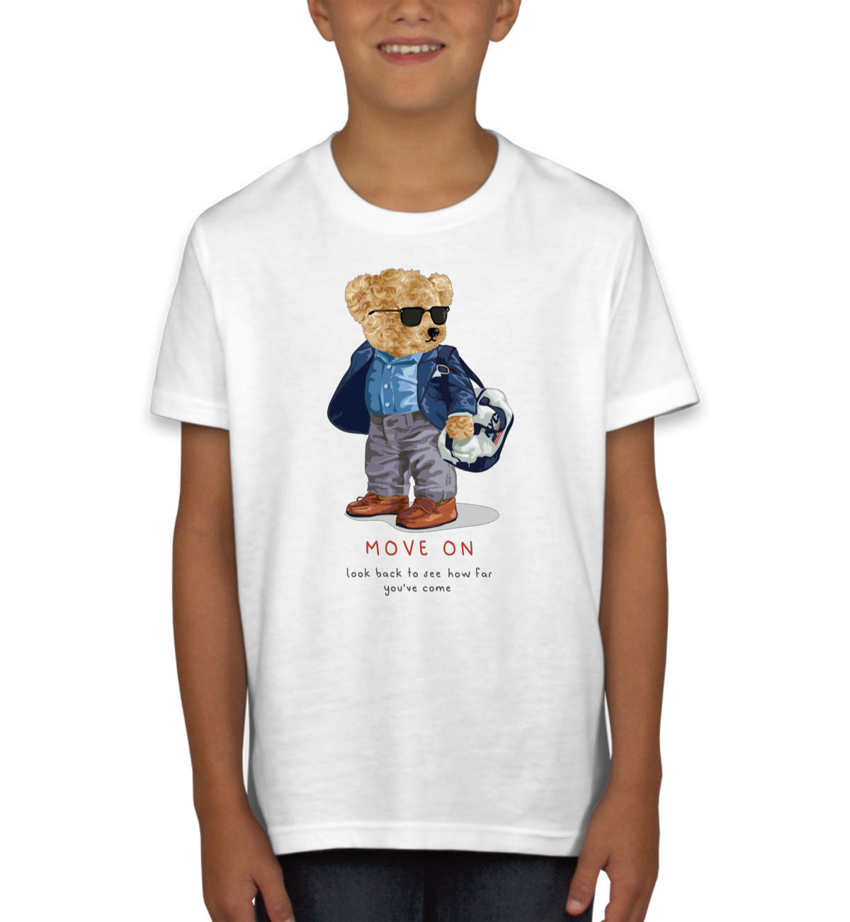 Teddy Bear Move On Youth T-shirt