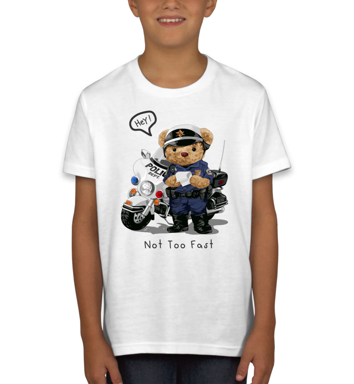 Teddy Bear Police Youth T-shirt