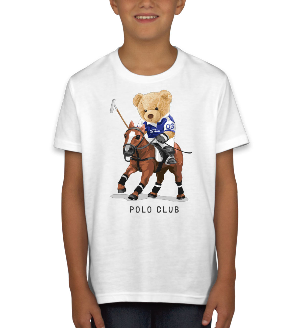 Teddy Bear Polo Youth T-shirt