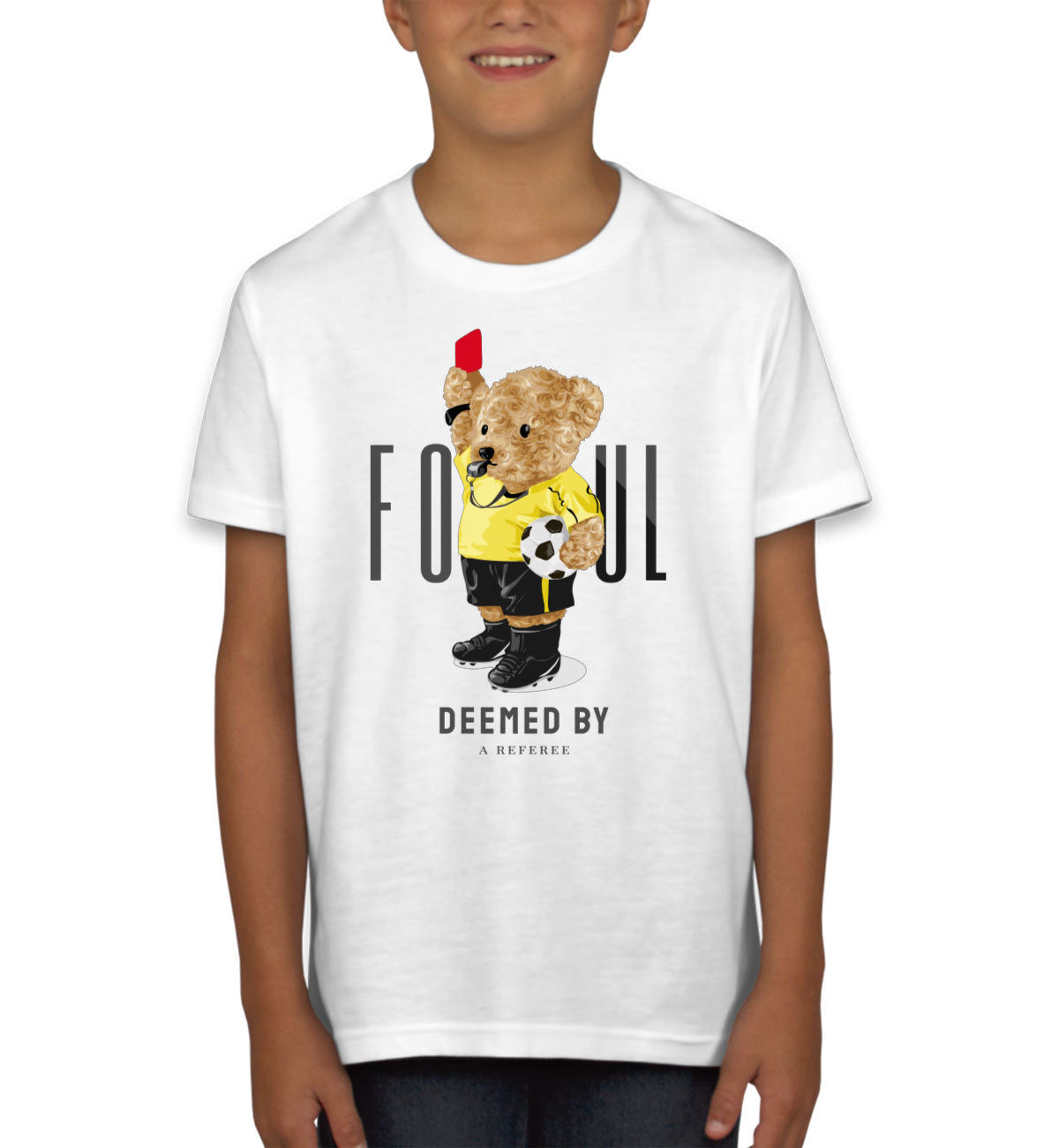 Teddy Bear Referee Youth T-shirt