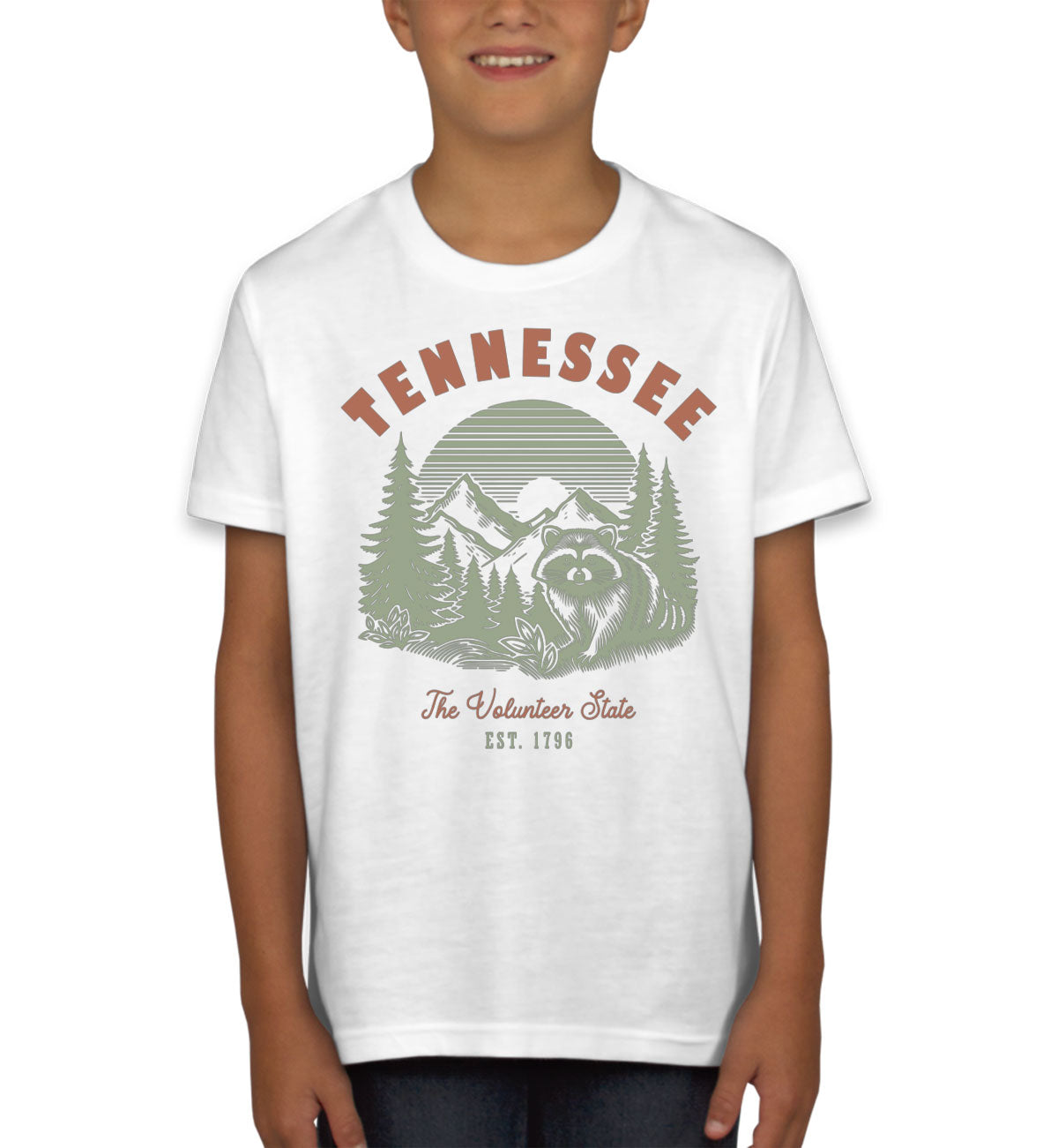 Tennessee State Vintage Youth T-shirt