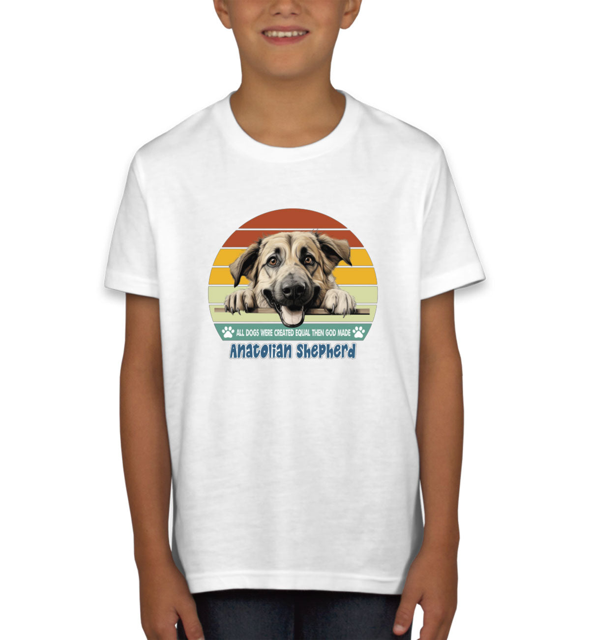 All Dogs Were Created Equal Anatolian Shepherd Youth T-shirt