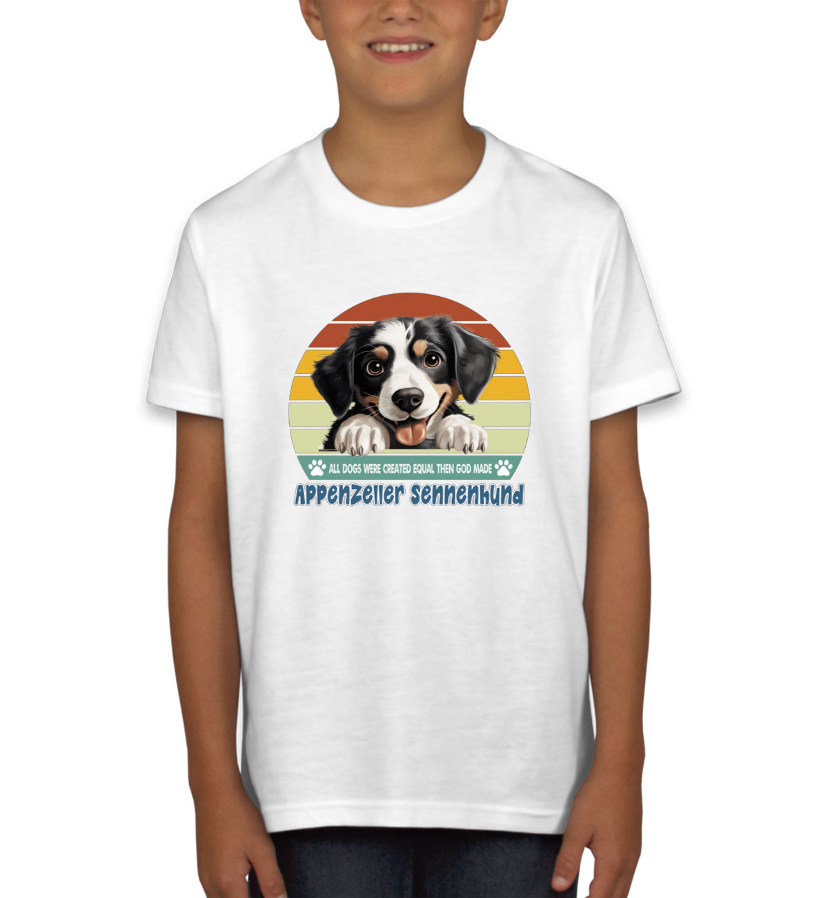 All Dogs Were Created Equal Appenzeller Sennenhund Youth T-shirt
