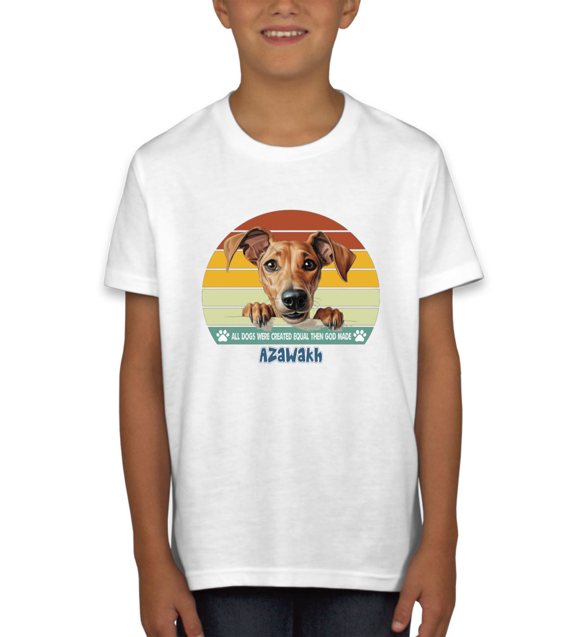 All Dogs Were Created Equal Azawakh Youth T-shirt