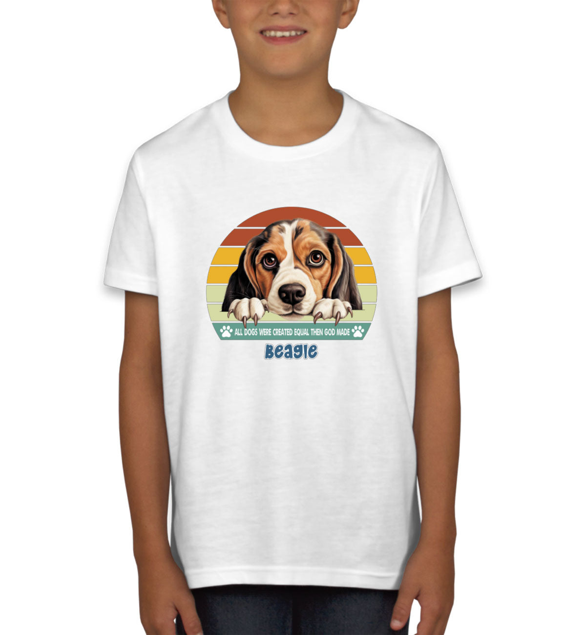 All Dogs Were Created Equal Beagle Youth T-shirt